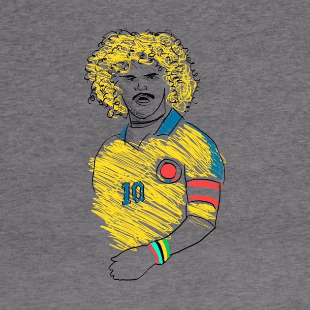 Carlos Valderrama by juanc_marinn